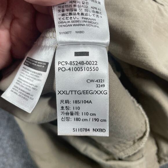 Levis Vintage Fit Button Up Work Shirt Men's XXL Beige Canvas Workwear Outdoor - Picture 10 of 13